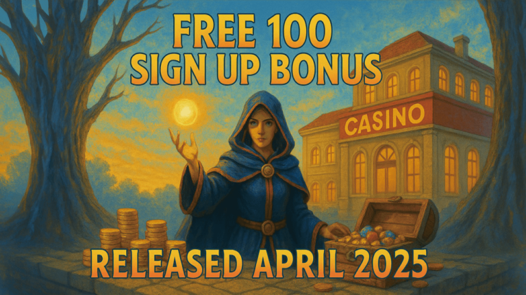 Free 100 Sign Up Bonus Casino – Released April 2025