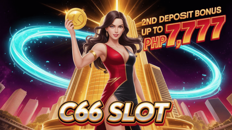 C66 Slot - 2nd Deposit Bonus Up to PHP7,777
